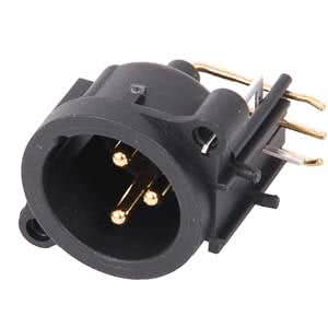 XLR mâle PCB