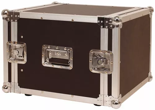 Rockcase RC 24108 B Flight Case Rack 8HE/8HU Rockcase RC 24108 B Flight Case Rack 8HE/8HU