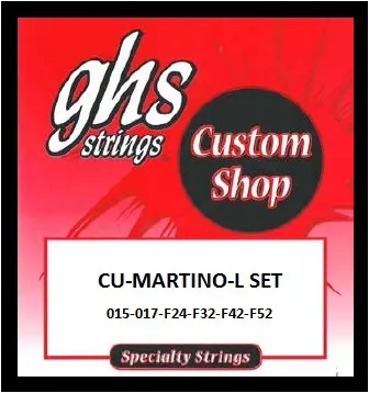 GHS Custom Shop Pat Martino Sig Flatwounds STR ELE M 15-52 GHS Custom Shop Pat Martino Sig Flatwounds STR ELE M 15-52