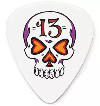 Dunlop Blackline Original Alan Forbes Picks, Skull 0.60 mm Dunlop Blackline Original Alan Forbes Picks, Skull 0.60 mm