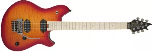 Evh Wolfgang Wg Standard Qm, Maple Fingerboard, Cherry Sunburst Evh Wolfgang Wg Standard Qm, Maple Fingerboard, Cherry Sunburst
