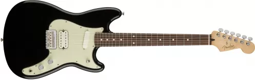 Fender Duo-Sonic Hs, Pau Ferro Fingerboard, Black Fender Duo-Sonic Hs, Pau Ferro Fingerboard, Black