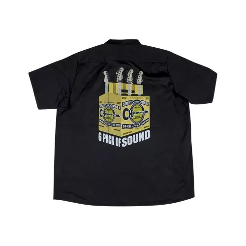 Charvel 6 Pack Of Sound Work Shirt, Black, L Charvel 6 Pack Of Sound Work Shirt, Black, L