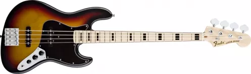 Fender Geddy Lee Jazz Bass Maple Fingerboard, 3-Color Sunburst Fender Geddy Lee Jazz Bass Maple Fingerboard, 3-Color Sunburst