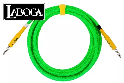 Laboga Way of Sound Green Neon 4m P-P Laboga Way of Sound Green Neon 4m P-P