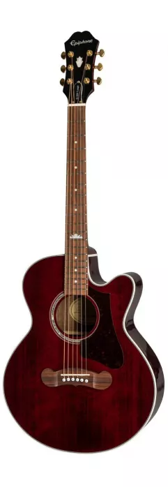 Epiphone J200 EC Studio Parlor Solid Top Fishman Wine Red Epiphone J200 EC Studio Parlor Solid Top Fishman Wine Red