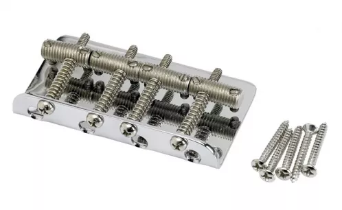 Fender Pure Vintage Bass Bridge Assembly, Nickel/Chrome Fender Pure Vintage Bass Bridge Assembly, Nickel/Chrome