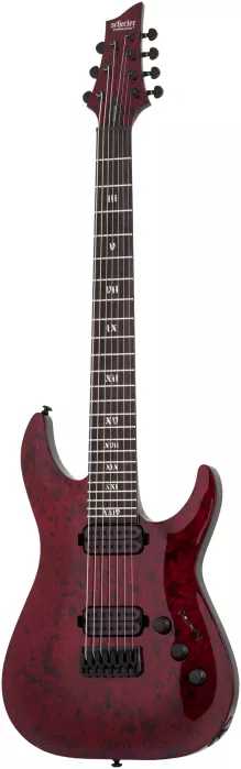 Schecter Apocalypse C-7 Red Reign electric guitar Schecter Apocalypse C-7 Red Reign electric guitar