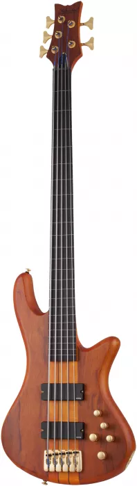 Schecter Stiletto Studio-5 FL Honey Satin bass guitar Schecter Stiletto Studio-5 FL Honey Satin bass guitar