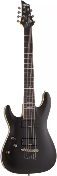 Schecter 3667W Demon 7 Satin Black gitara elektryczna leworęczna Schecter 3667W Demon 7 Satin Black gitara elektryczna leworęczna