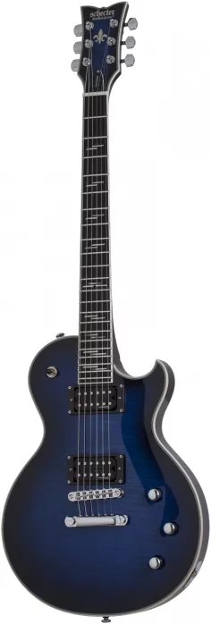 Schecter Solo-II Supreme See Thru Blue Burst electric guitar Schecter Solo-II Supreme See Thru Blue Burst electric guitar