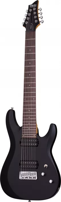 Schecter C-8 Deluxe Satin Black electric guitar Schecter C-8 Deluxe Satin Black electric guitar