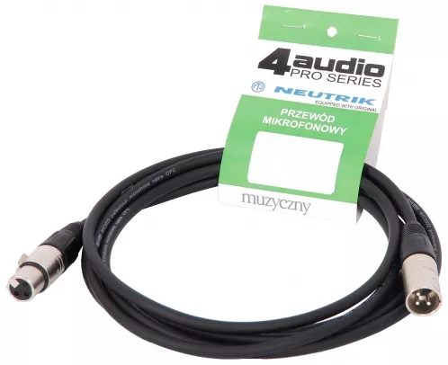 4Audio MIC2022 3m XLR-F - XLR-M 4Audio MIC2022 3m XLR-F - XLR-M