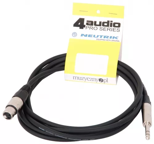 4Audio MIC2022 PRO 3m XLR-F-TRS 4Audio MIC2022 PRO 3m XLR-F-TRS