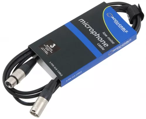 Accu Cable Pro XLR - XLR 3m Accu Cable Pro XLR - XLR 3m
