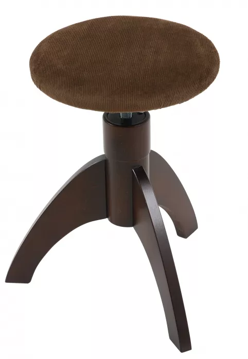 Akmuz adjustable seat round, lockable walnut Akmuz adjustable seat round, lockable walnut