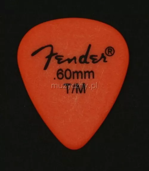 Fender Delrin 0.60 thin/medium orange Fender Delrin 0.60 thin/medium orange