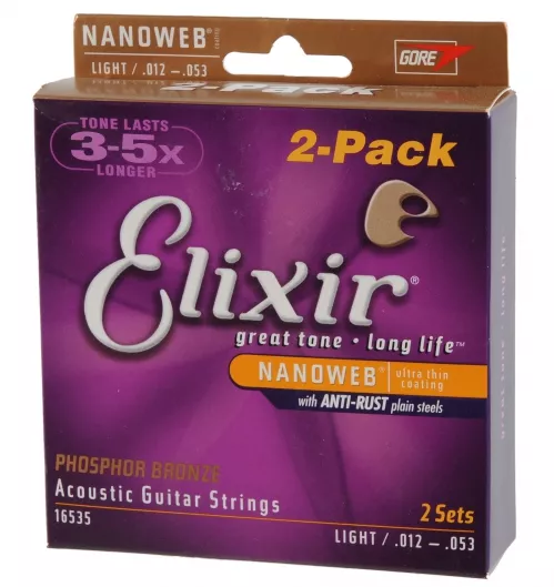 Elixir 16535 Phosphor Bronze Custom Light NW Elixir 16535 Phosphor Bronze Custom Light NW