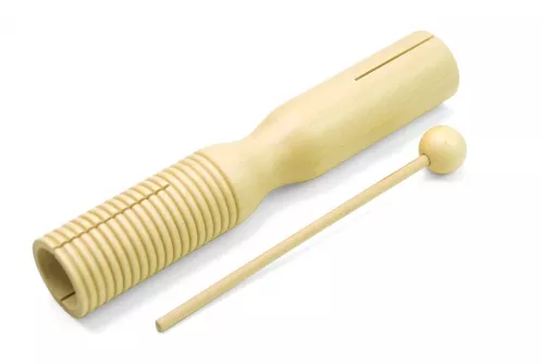 Rohema Percussion 61552 Guiro-Tone Block, Beech Rohema Percussion 61552 Guiro-Tone Block, Beech