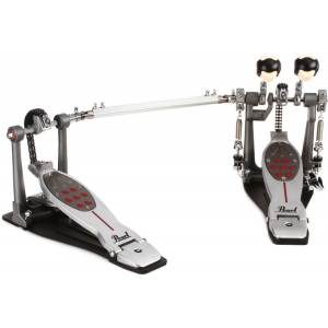 Pearl P2052C Eliminator Red Chain Drive dual bass drum pedal