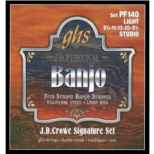 GHS J.D. Crowe Signature struny do banjo, 5-str. Stainless  (...)