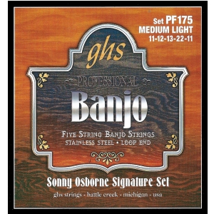 GHS Sonny Osbourne Signature struny do Banjo, 5-str. Loop  (...)