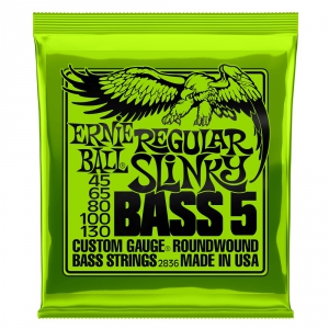Ernie Ball 2836 NC 5′s Regular Slinky Bass