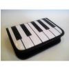 Zebra Music Piórnik z motywem klawiatury, sztywny