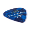 Dunlop Genuine Celluloid Classic Picks, Player′s Pack, perloid blue, medium