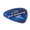 Dunlop Genuine Celluloid Classic Picks, Player′s Pack, perloid blue, thin