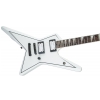 Jackson X Series Signature Gus G. Star, Rosewood Fingerboard, Satin White With Black Pinstripes