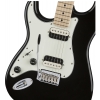 Fender Contemporary Stratocaster Hh Left-Handed, Maple Fingerboard, Black Metallic