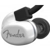 Fender CXA1 IE White słuchawki douszne z wbudowanym mikrofonem i 3-przełącznikowym pilotem, kolor biały