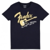 Fender Original Telecaster Men′s Tee, Navy/Blonde, Large