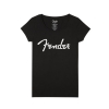 Fender Spaghetti Logo Women′s Tee, Black, Small