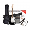 Fender Strat Ss Pack, Rosewood Fingerboard, Black, 230v Uk