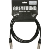 Klotz przewód mikrofonowy XLRf / XLRm 1m seria Greyhound