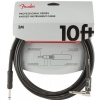 Fender Professional Series Instrument Cable, Straight-Angle, 10′, Black