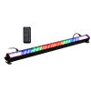 LIGHT4ME BASIC LIGHT BAR LED 8 RGB MKII BK - listwa LED, LEDBAR belka oświetleniowa czarna + pilot IR