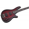 Schecter Hellraiser Extreme-4  Crimson Red Burst Satin bass guitar
