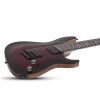 Schecter Omen Elite 7 MultiScale, Black Cherry Burst  electric guitar