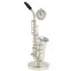 Zebra Music mini sax with watch