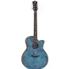Luna Gypsy Exotic Quilted Ash Trans Blue Luna Gypsy Exotic Quilted Ash Trans Blue