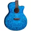 Luna Gypsy Exotic Quilted Ash Trans Blue Luna Gypsy Exotic Quilted Ash Trans Blue