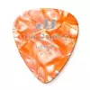 Dunlop Genuine Celluloid Classic Picks, Refill Pack, perloid orange, heavy