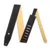 Dunlop BMF Leather Strap - Ebony, 2.5