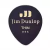 Dunlop Genuine Celluloid Teardrop Picks, Player′s Pack, black, thin Dunlop Genuine Celluloid Teardrop Picks, Player′s Pack, black, thin