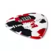 Dunlop Genuine Celluloid Classic Picks, Player′s Pack, confetti, heavy