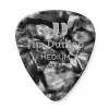 Dunlop Genuine Celluloid Classic Picks, Refill Pack, perloid black, medium
