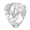 Dunlop Genuine Celluloid Classic Picks, Refill Pack, perloid white, medium